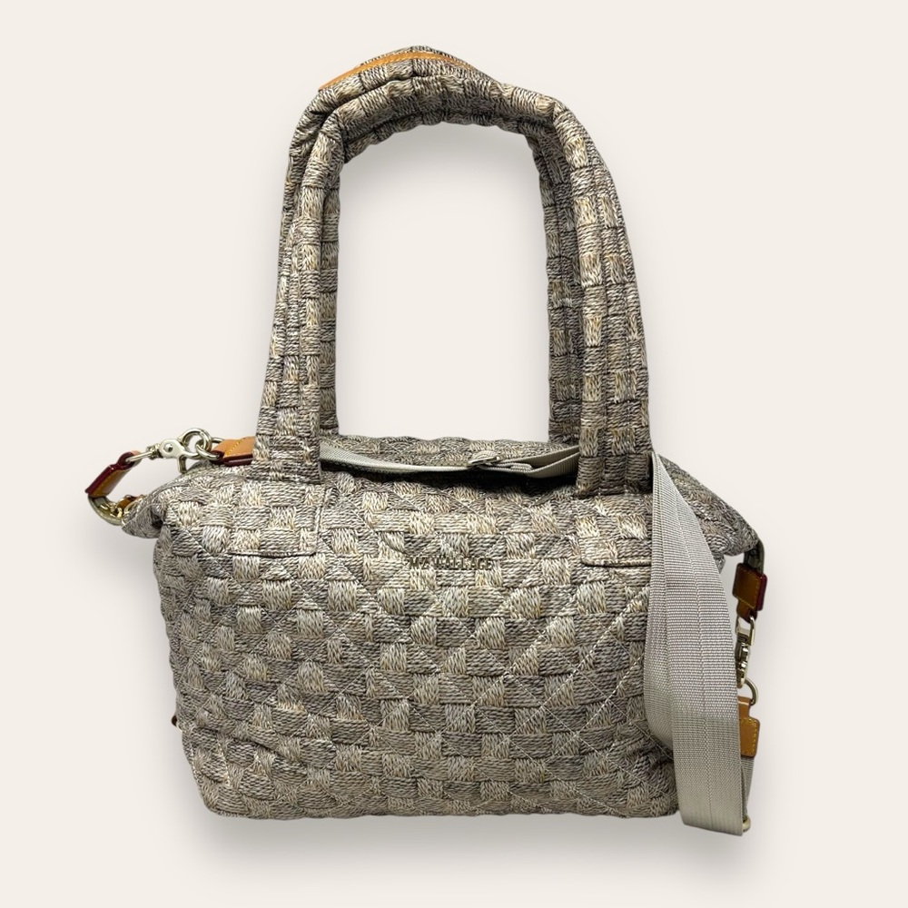MZ Wallace Gray Woven Tote
